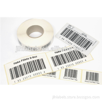 Top Quality Custom Printing Adhesive Barcode Label Sticker, Waterproof Promotional Sticker Barcode Sticker Label